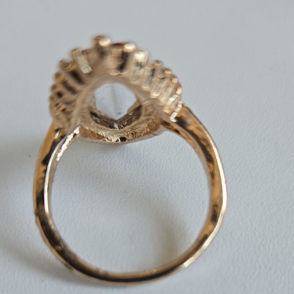 Colorful Gemstone Statement Ring - image 3